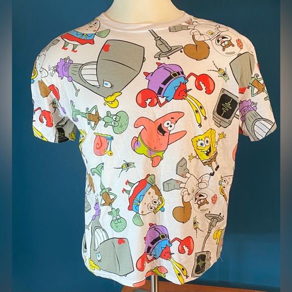 Nickelodeon Other - SpongeBob Patrick Pearl Mr. Krabs Plankton Squidward Gary +more T-shirt